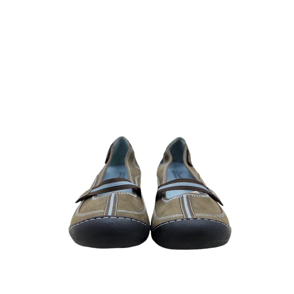 Clark's Springers Women's Leather Upper Mary Jane Walking Shoes - 8 - Picture 2 of 7